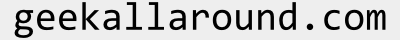 geekallaround.com geekallaround.com